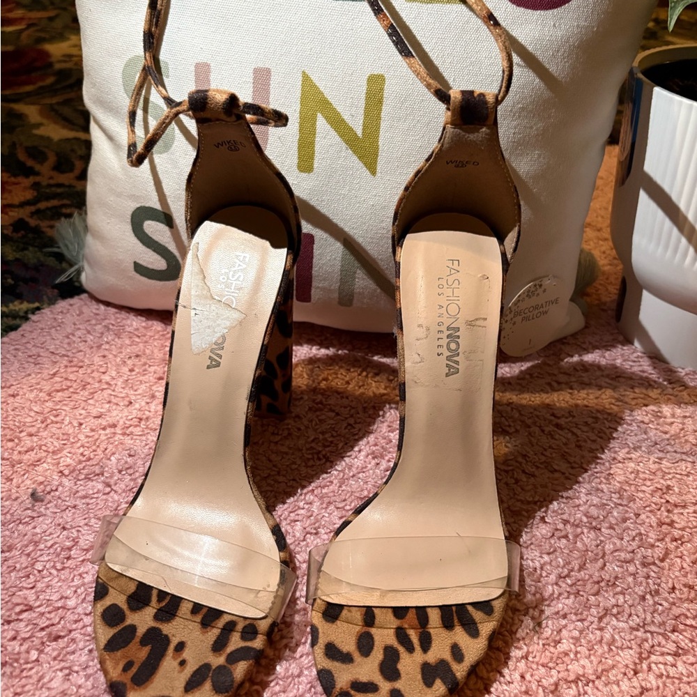 Fashion Nova Leopard Print Women's Heels